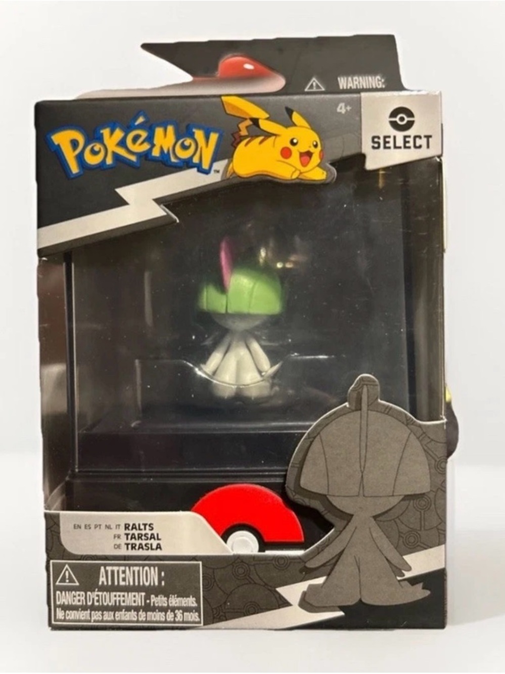Pokemon Ralts Figure - Green, White, Pink